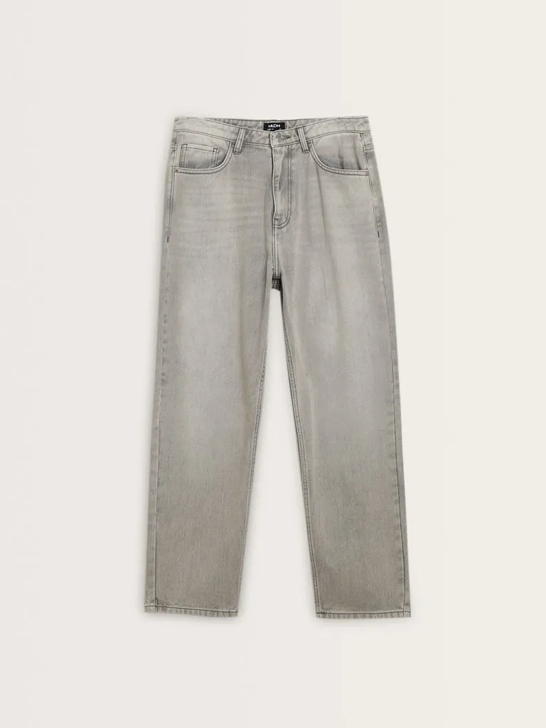 Nuon Grey Relaxed - Fit Mid - Rise Jeans