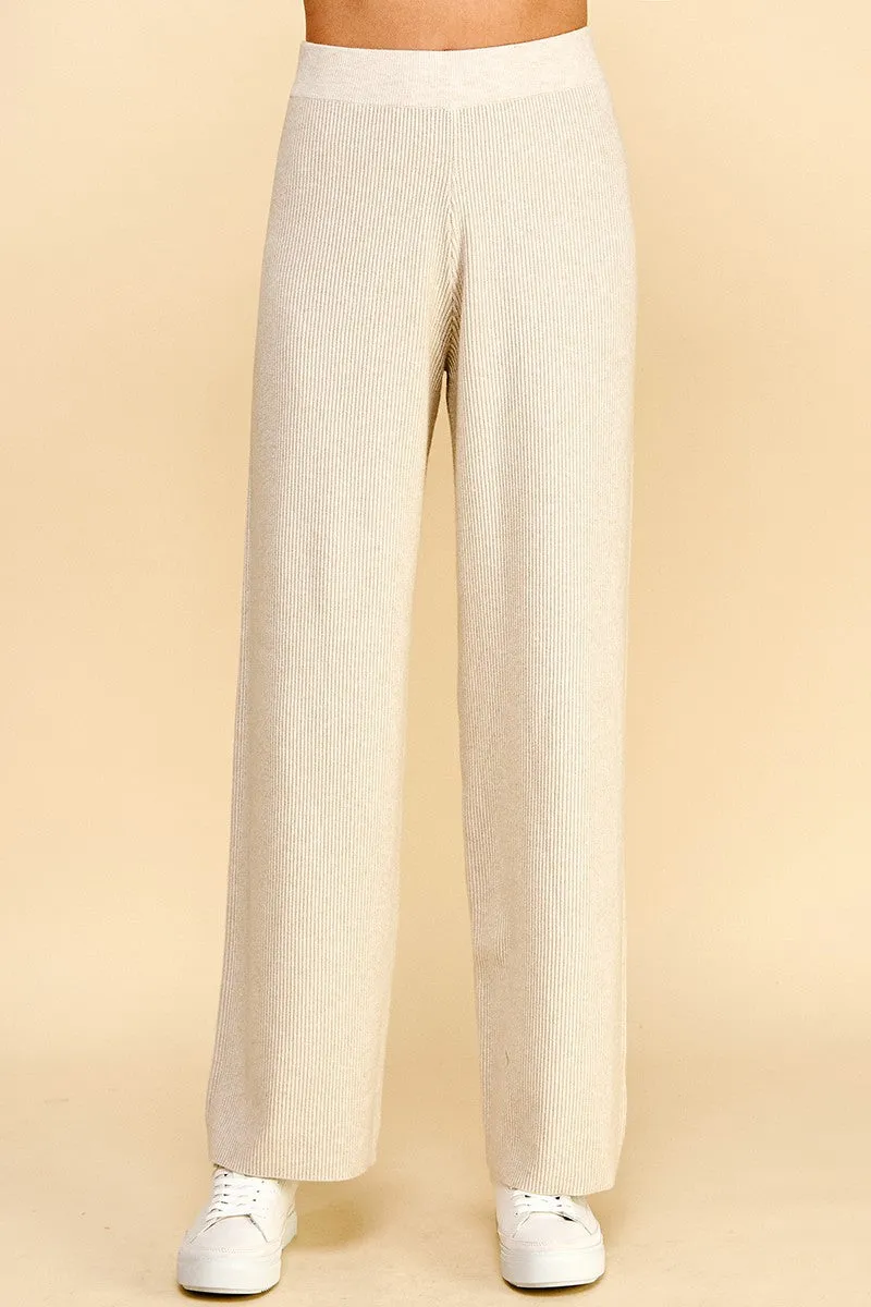 Oatmeal Valerie Knit Pants