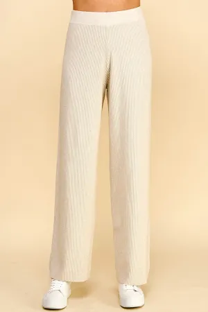 Oatmeal Valerie Knit Pants