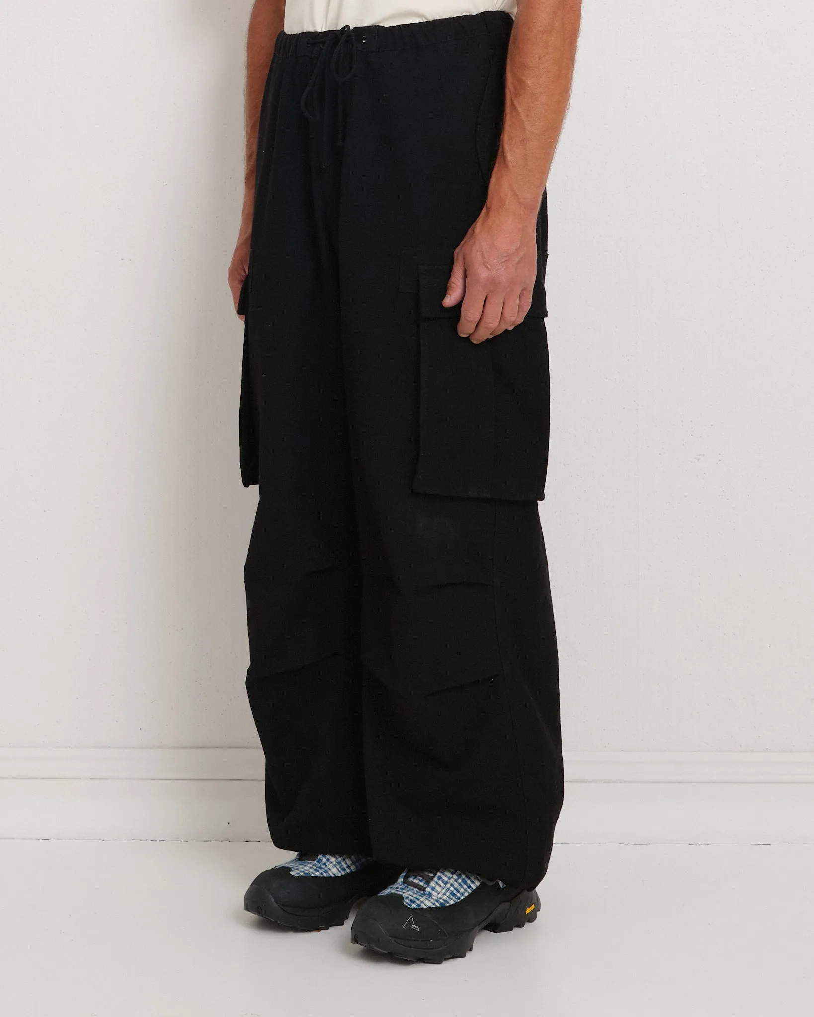 Peace Pants - Black Slub