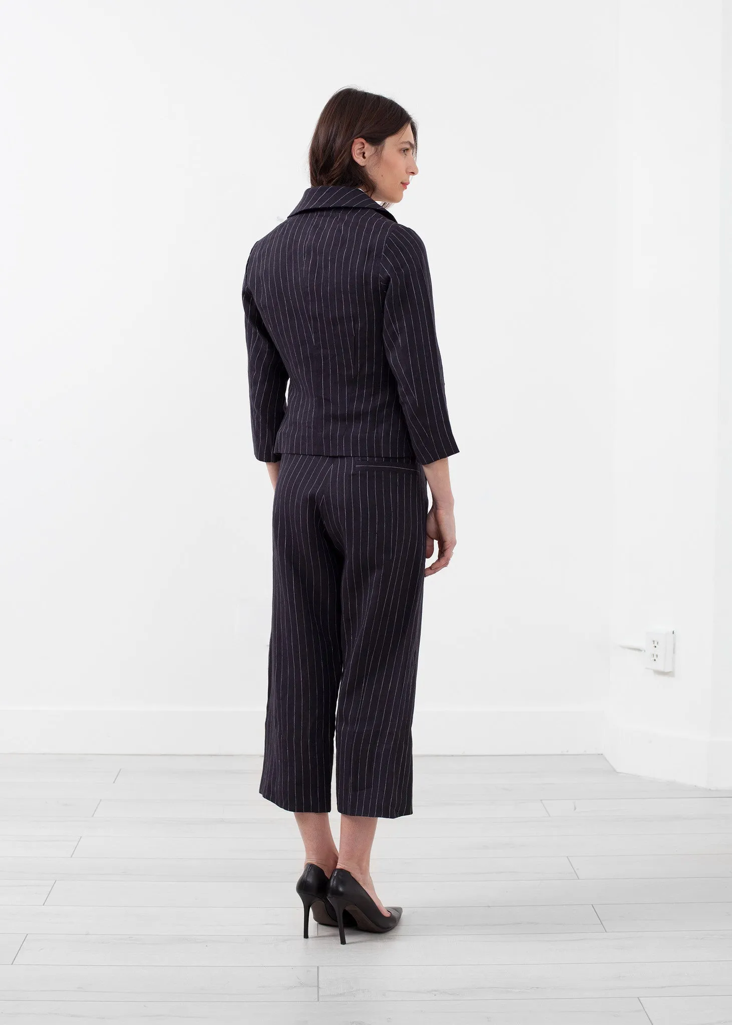 Pinstripe Blazer