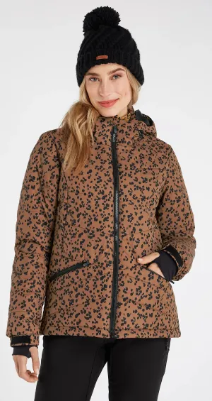 Protest PRT Snowdrops Womens Jacket Fudgecamel