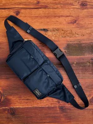 "Tanker" Waist Bag in Iron Blue