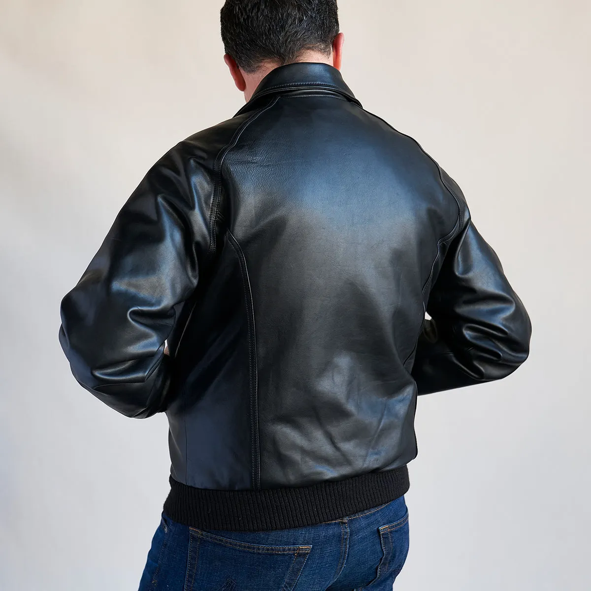 Raglan Horsehide No. 410 | Black/Olive x 16