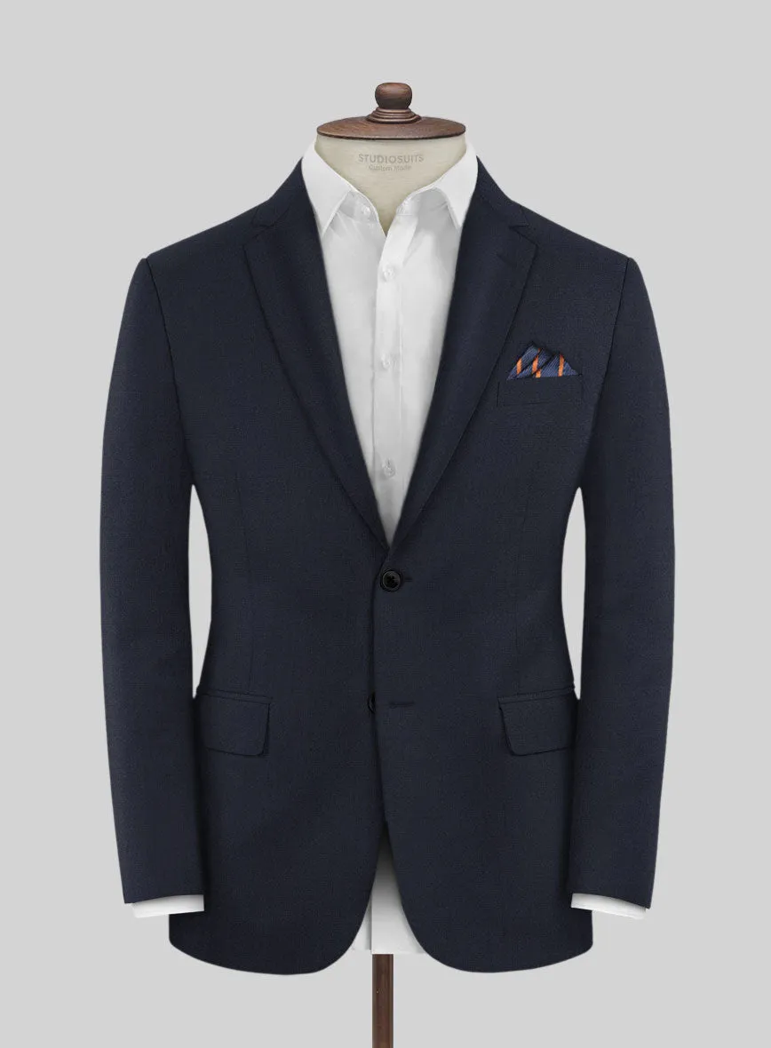 Reda Flexo Navy Blue Wool Jacket