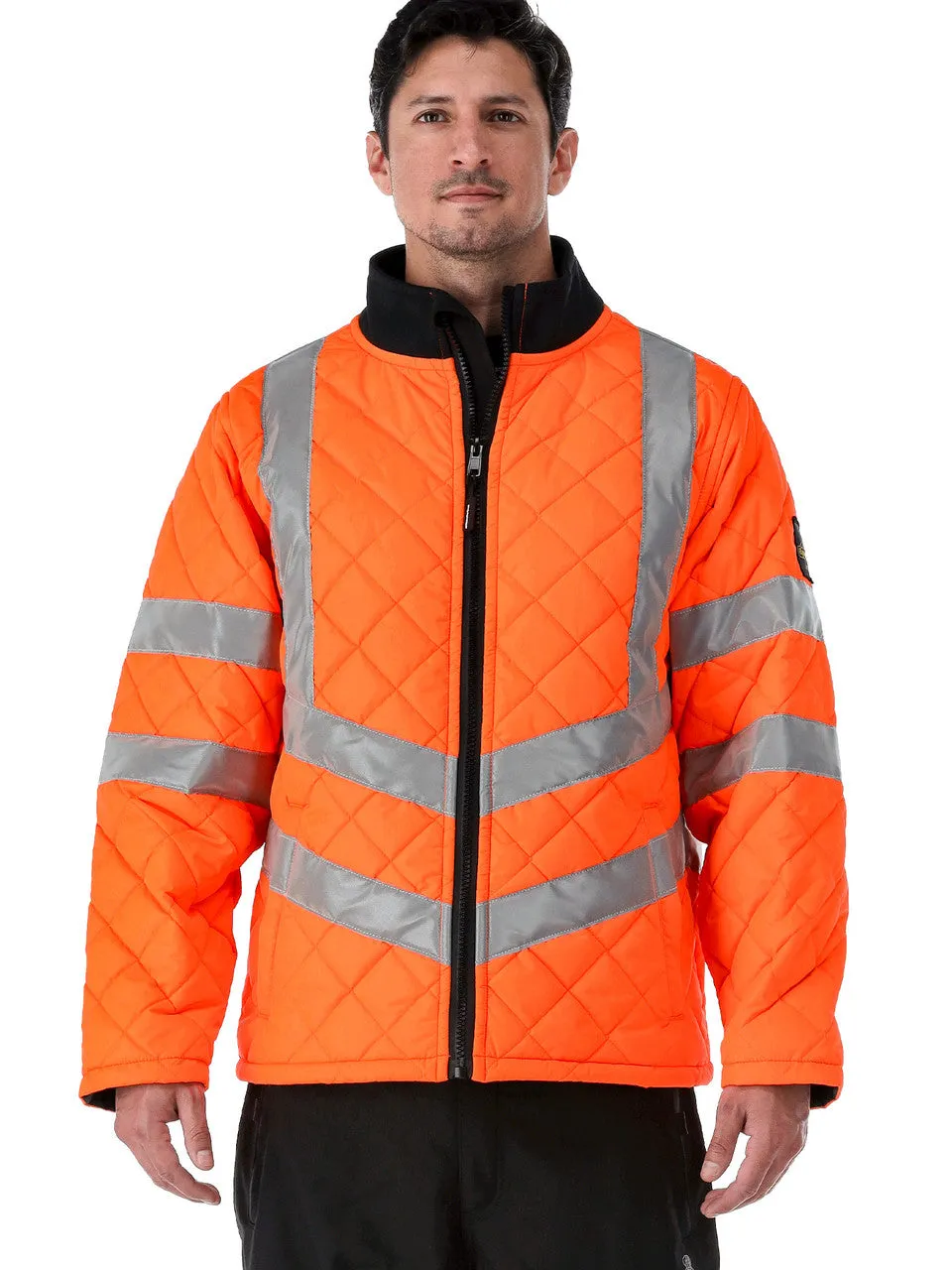 Refrigiwear HiVis Diamond Quilted Jacket