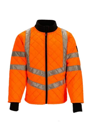 Refrigiwear HiVis Diamond Quilted Jacket