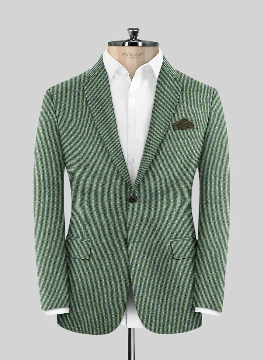 Regal Corded Green Stripe Tweed Jacket