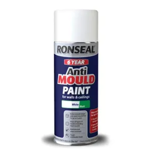 Ronseal 6 Year Quick Dry 400Ml White Anti-Mould Spray