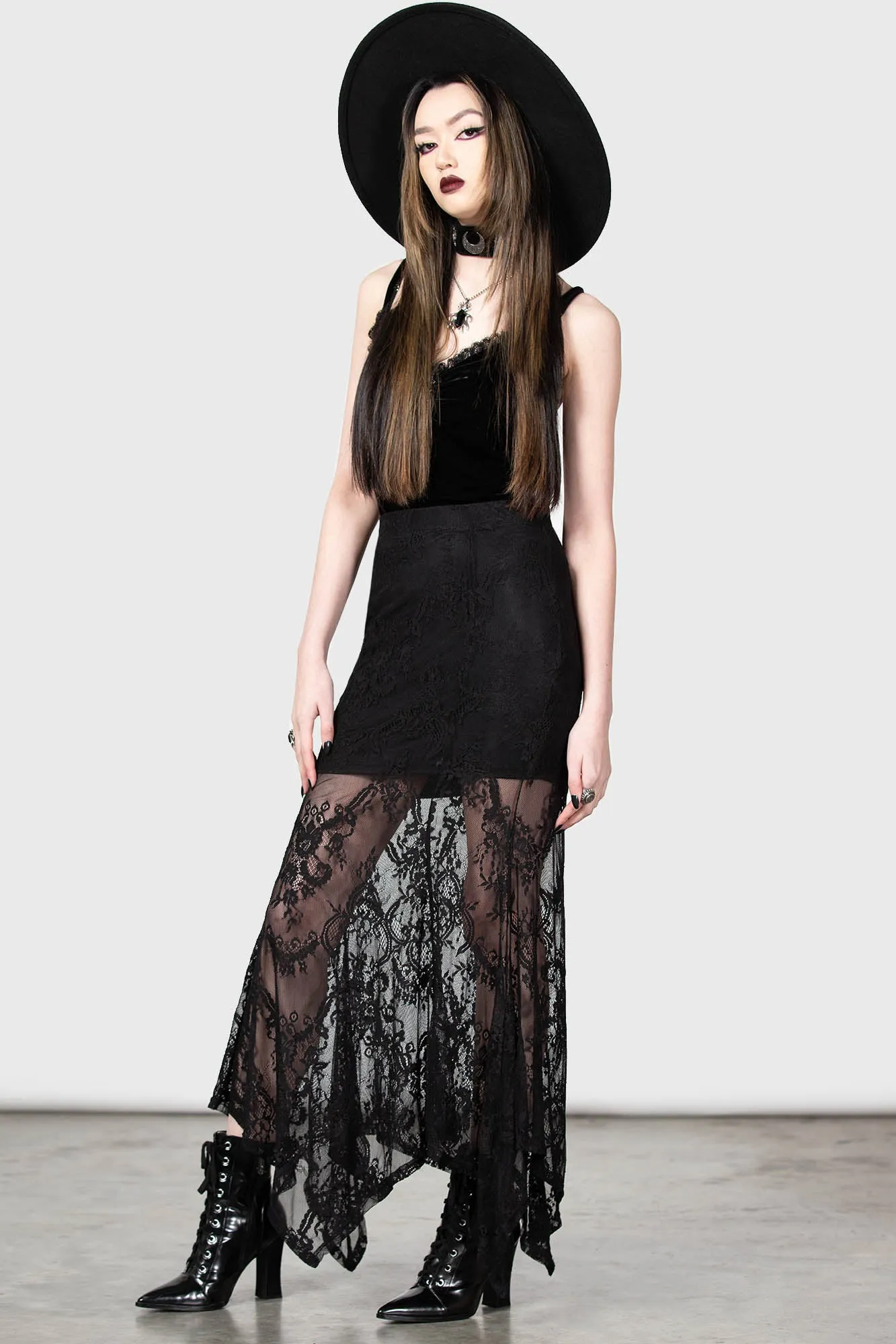 Rosa Lace Maxi Skirt