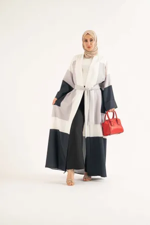 Salma Open Abaya Night Sky