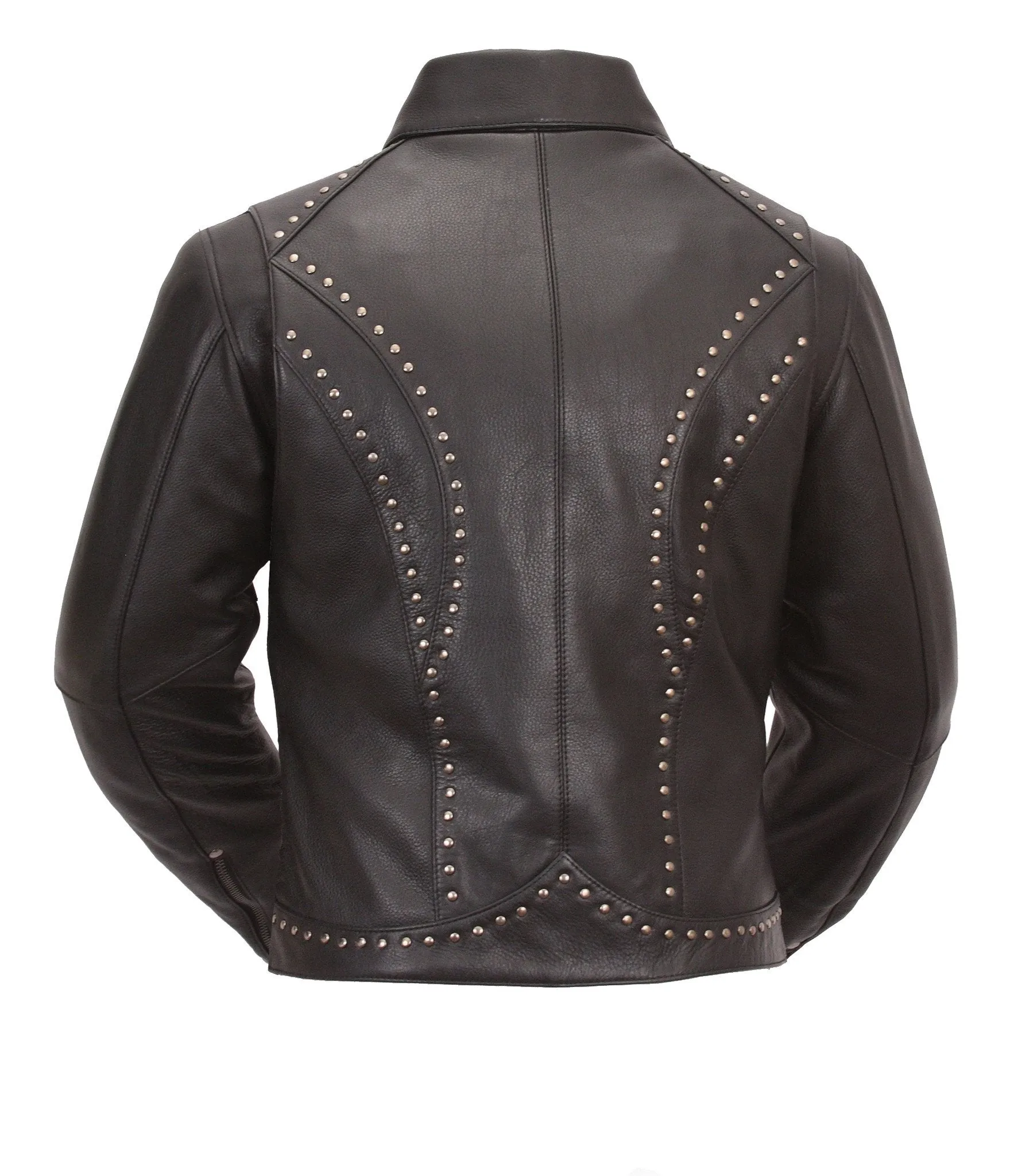 Scarlett Star - Women's Motorcycle Leather Jacket