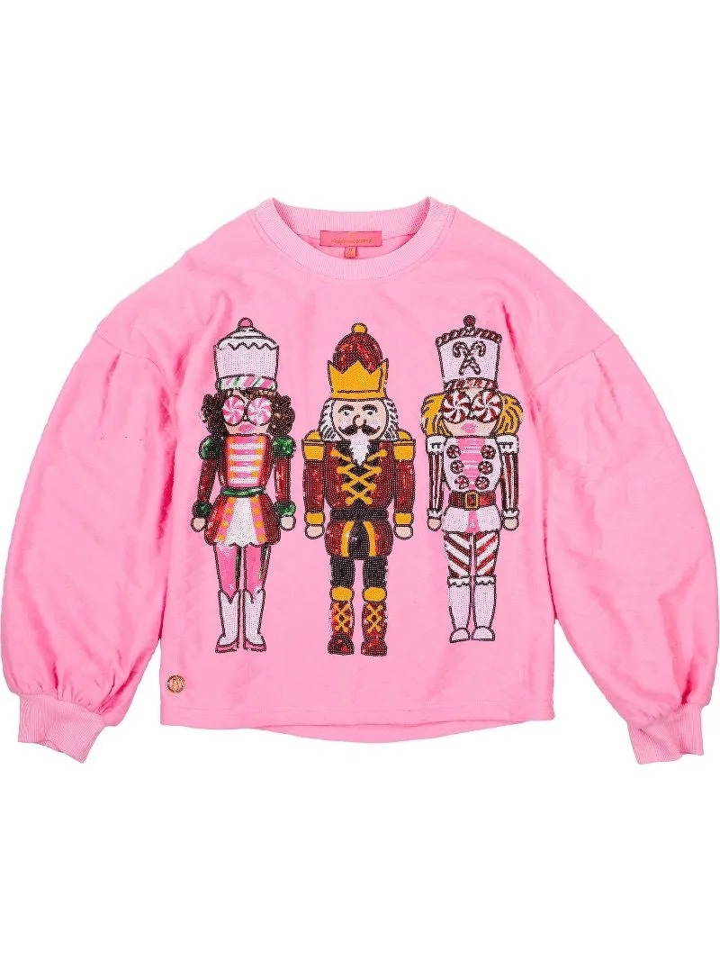 SS Crewneck Ribbed Sweater - Nutcracker