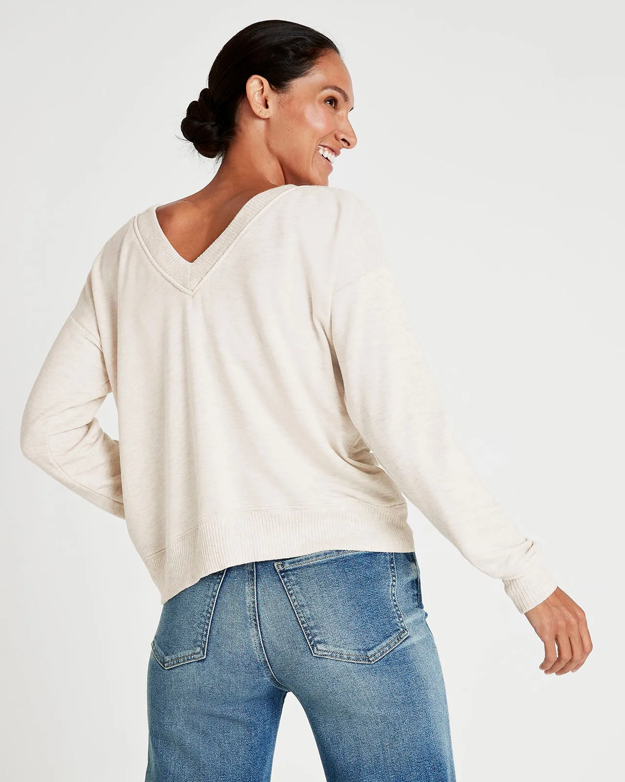 Supersoft Cloudberry V-Neck Pullover