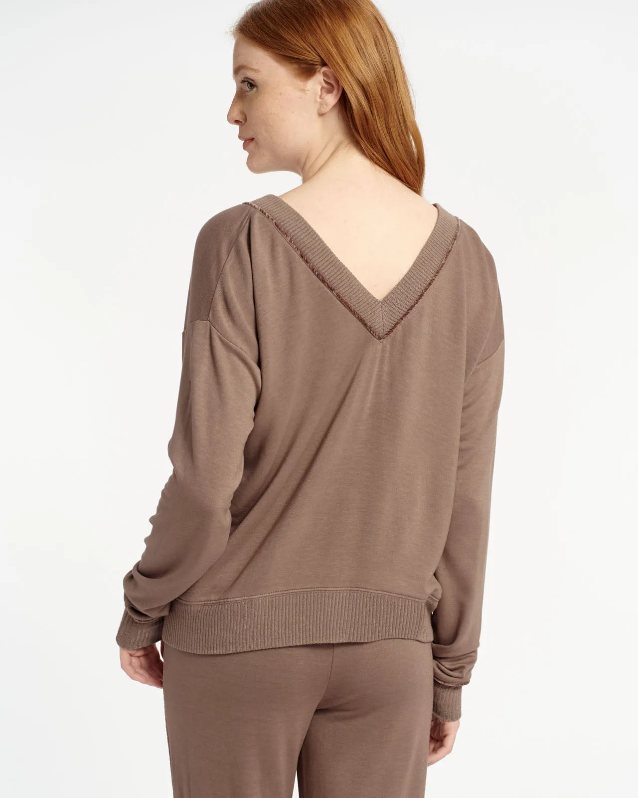 Supersoft Cloudberry V-Neck Pullover