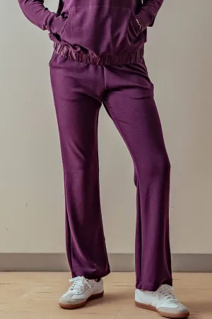 TWILIGHT ELASTIC WAISTBAND RELAXED FIT PANTS