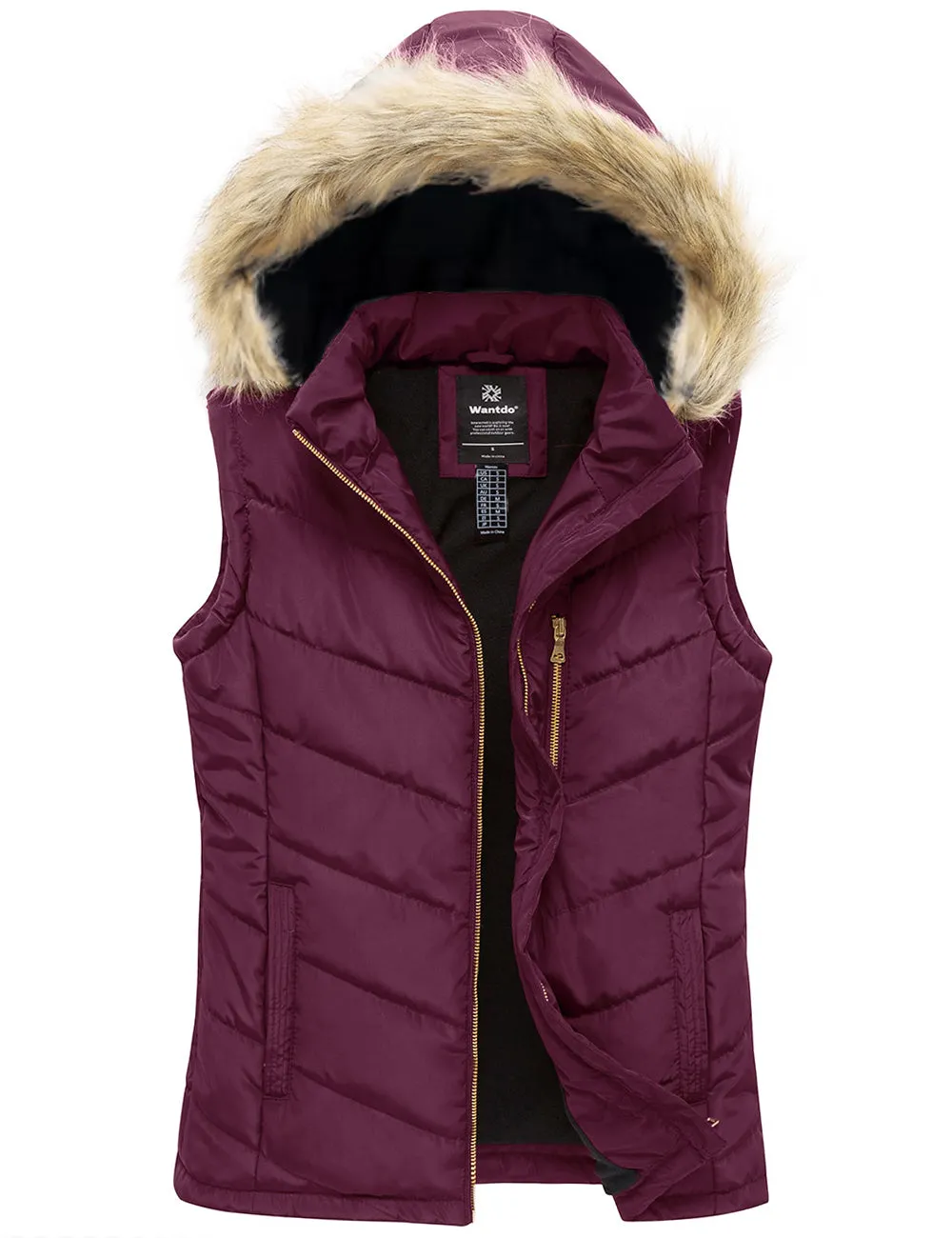 Women's Thicken Vest Quilted Padding Puffer Vest（复制）