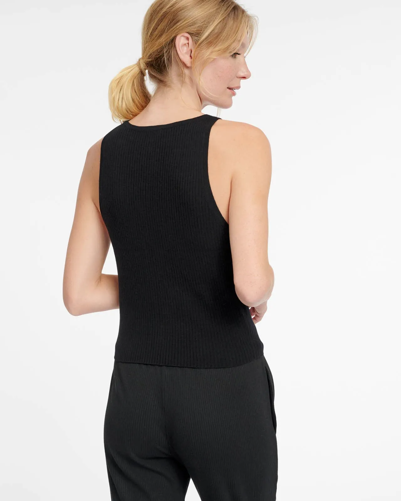 Wool Cashmere LYR Tank