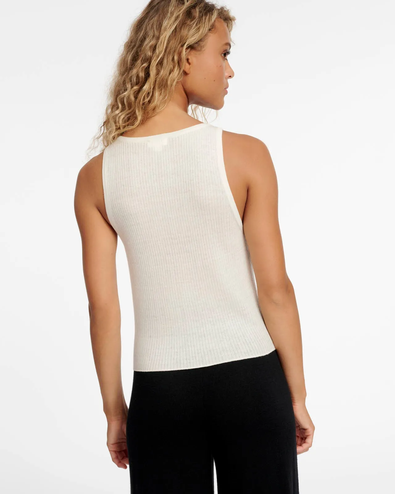 Wool Cashmere LYR Tank