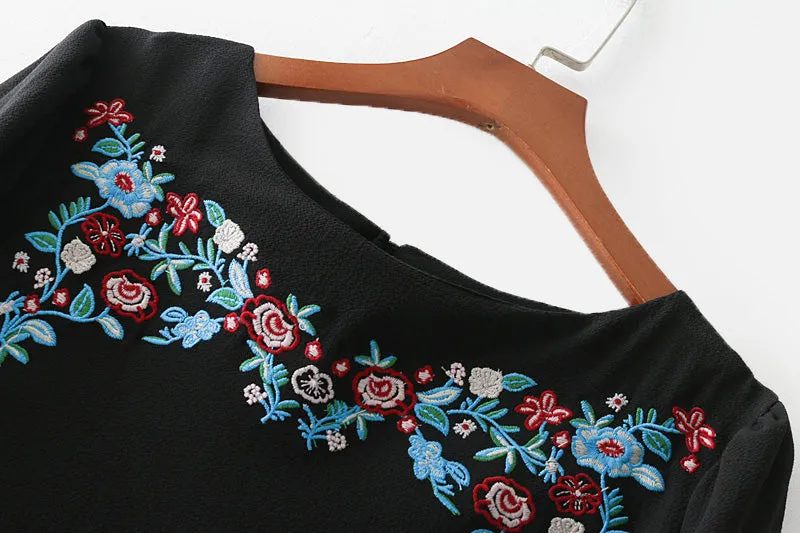 Xander Embroidered Floral Top